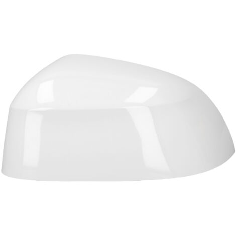 Cubierta de espejo blanca para BMW X3 F25, X4 F26, X5 F15, X6 F16 Izquierda, Protección ABS antiarañazos - 1 unidad