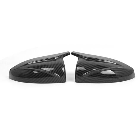 Cubierta de espejo lateral de ABS, modelo 2014-2020, compatible con Audi RS3, juego de 2 piezas, diseño de carbono.