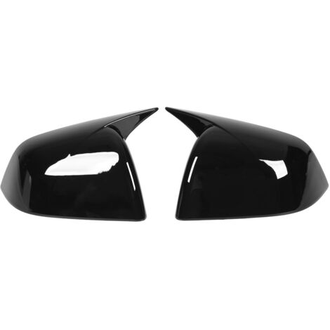 Cubierta de espejo lateral para Tesla Model Y 2020-2023, ABS negro brillante