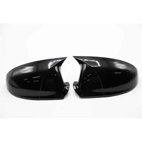 Cubierta de espejo retrovisor para Golf MK5 2005-2009, accesorio negro brillante, negro piano para carcasa de Batman, protectores de coche, piezas externas, tapas de espejo retrovisor