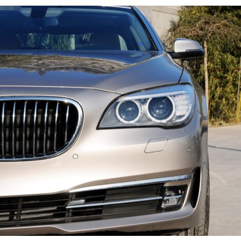 Cubierta de faro delantero para coche, pantalla de luz para BMW serie 7, F02, F01, 2009, 2010, 2011, 2012, 2013, 2014, 2015, 730, 735, 740, 745, 750, 760,1PCS left side