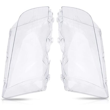 Cubierta de faro frontal izquierda y derecha, 15x7 pulgadas, lentes claras para BMW E46 Serie 3 4 puertas 1998-2001