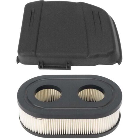Cubierta de filtro de aire y kit de filtro de aire 594106 594575, piezas de repuesto de cubierta de filtro de aire ABS, compatible con cortadoras de césped 650EXI 675EXI 675IS (cubierta y cable)