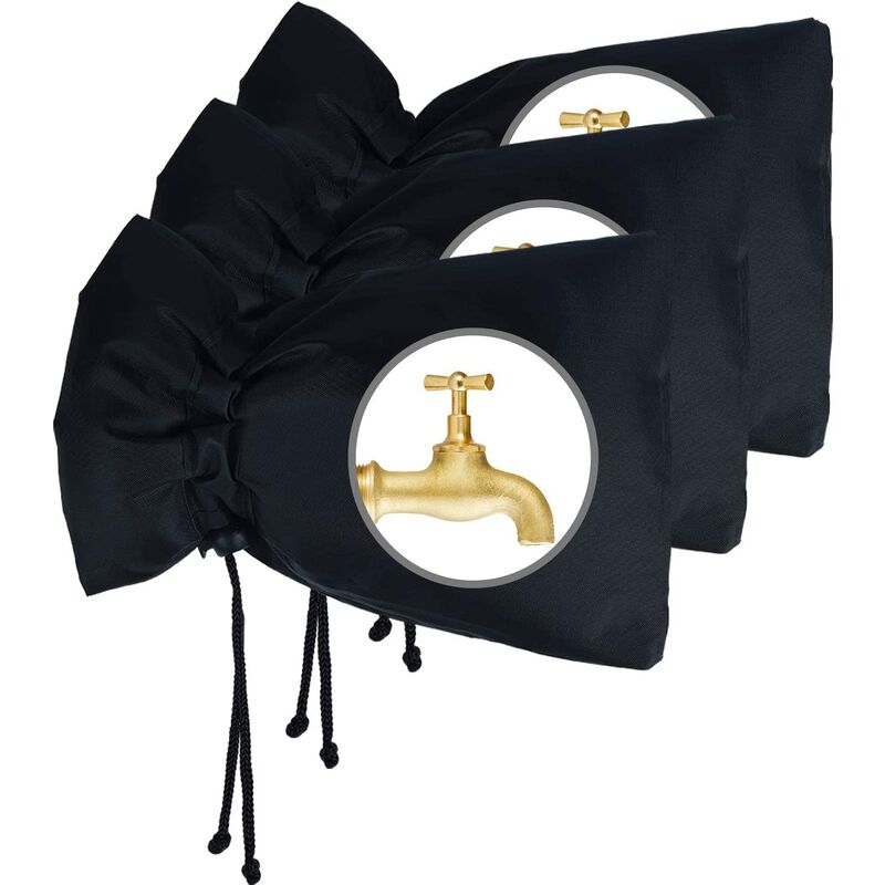

Cubierta de grifo para exteriores, cubierta de grifo acogedora para protección contra heladas de invierno, cubierta de grifo de jardín impermeable,
