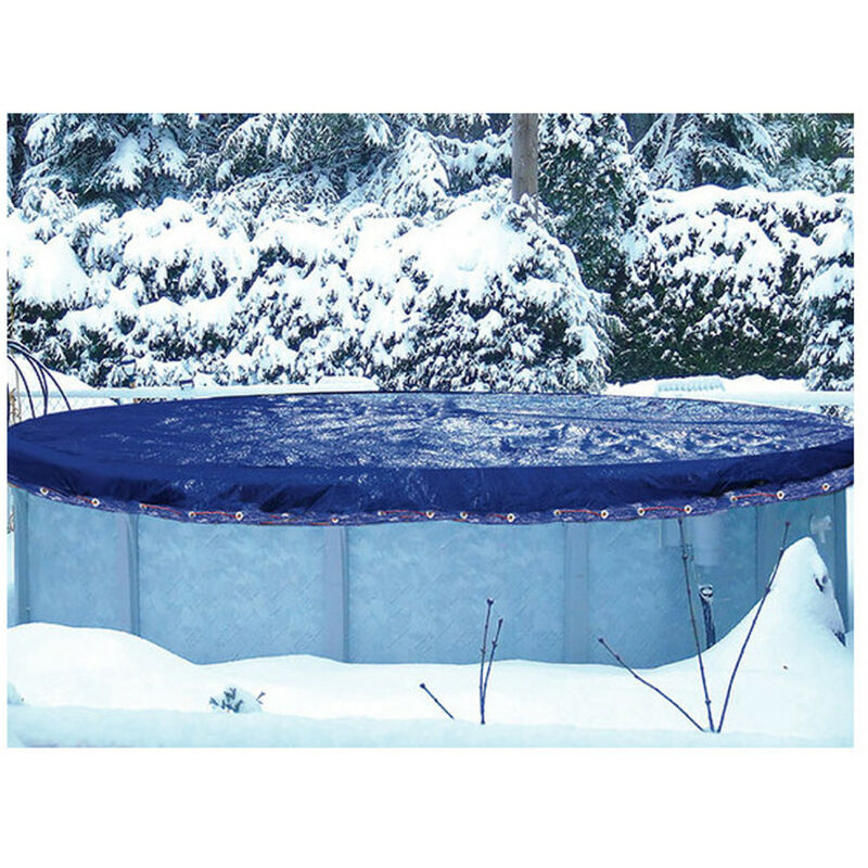 

Cubierta de invierno para la piscina sobre el suelo 9,15 x 4,60 m