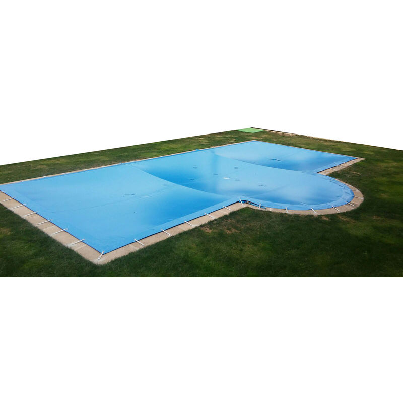 

Lona de invierno para piscina de 3 x 4,5 m más 15cm por cada lado para anclaje de color Azul (exterior) / Negro (interior)