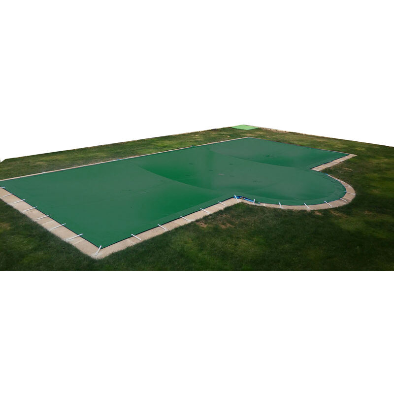 

Lona de invierno para piscina de 6 x 6,5 m más 15 cm por cada lado para anclaje de color Verde (exterior) / Beige (interior)