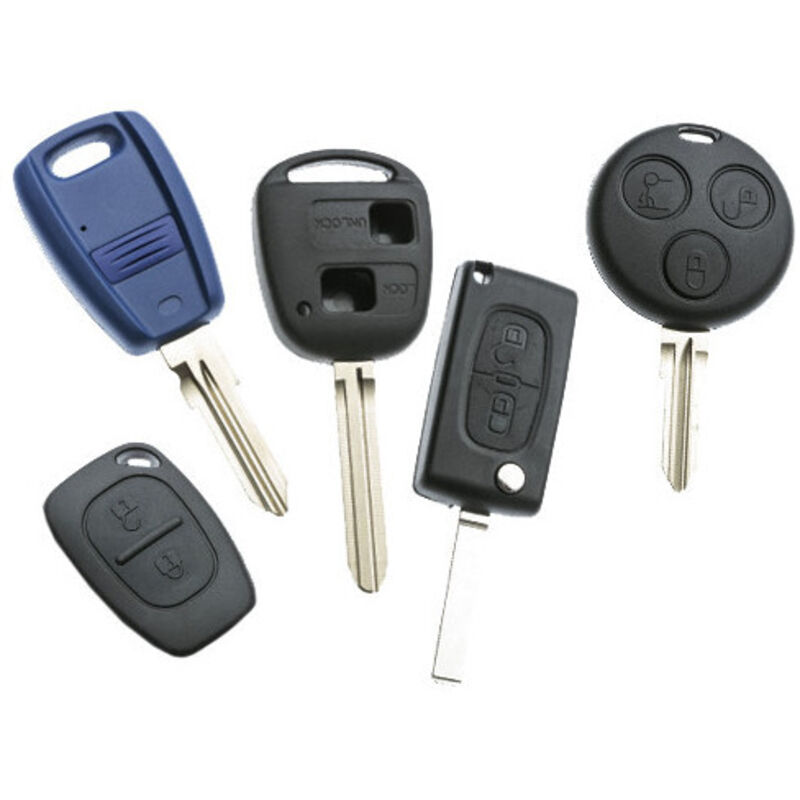 Cubierta de llave Silca HU66BRS8 de 3 botones compatible con Seat/Skoda/VW – tapa