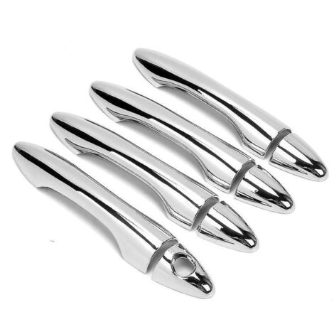 Cubierta de manija de puerta para Hyundai Tucson IX35 2010-2012, moldura de ABS cromada, embellecedor exterior