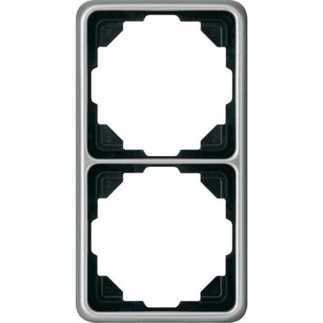Cubierta de marco Jung cd 582 pt sin tornillos aluminio