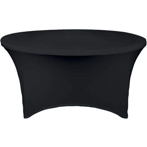 Cubierta de mesa redonda negra - WERKA PRO