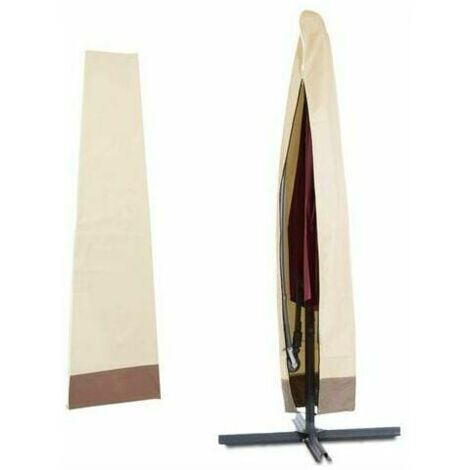 Cubierta de paraguas voladiza impermeable, cubierta de paraguas, cubierta de paraguas Oxford 600D, toldo de paraguas de jardín al aire libre a prueba de rayos UV/viento con bolsa de almacenamiento (20