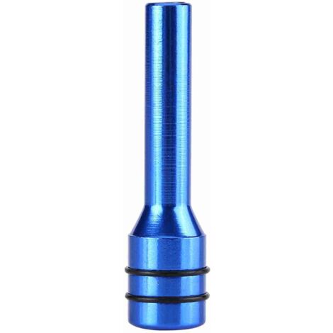 Cubierta de pasador de cerradura de puerta de coche de aleación de aluminio - Kit de 2 piezas, azul