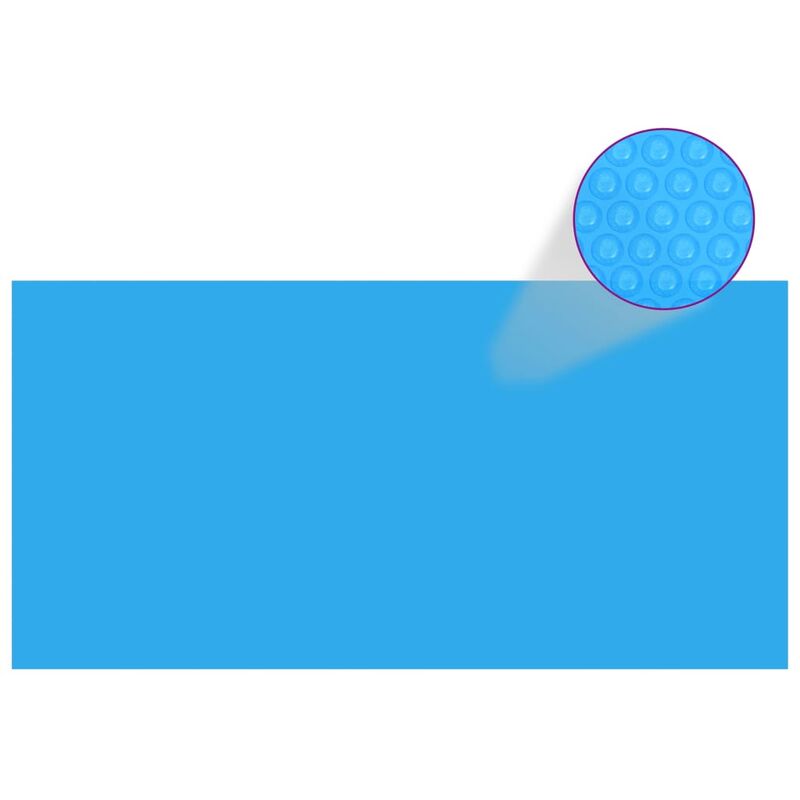 

Cubierta de piscina PE azul 400x200 cm - Azul