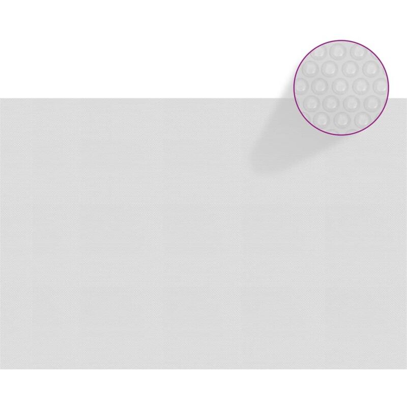 Vidaxl - Cubierta Solar De Piscina De Pe Flotante Gris 300X200 Cm