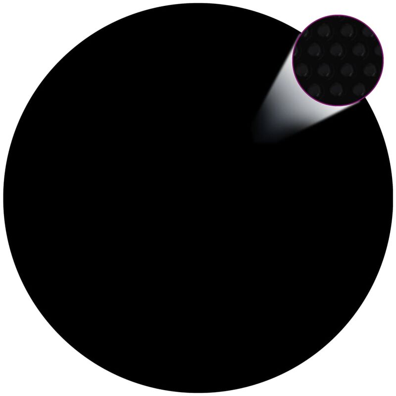 

Cubierta de piscina PE negra 210 cm - Negro