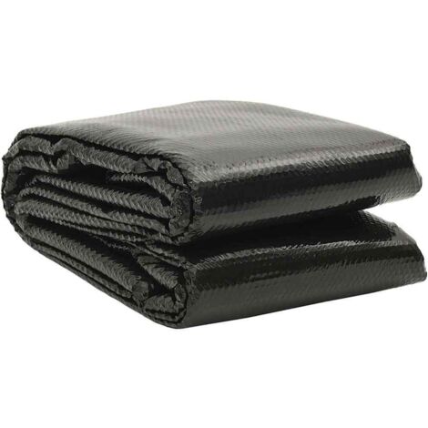 Cubierta de piscina PE negro 450x220 cm