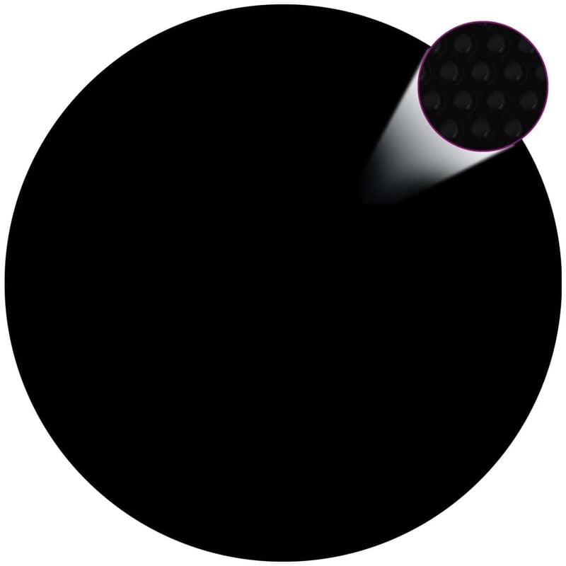 

Cubierta de piscina PE negro 488 cm