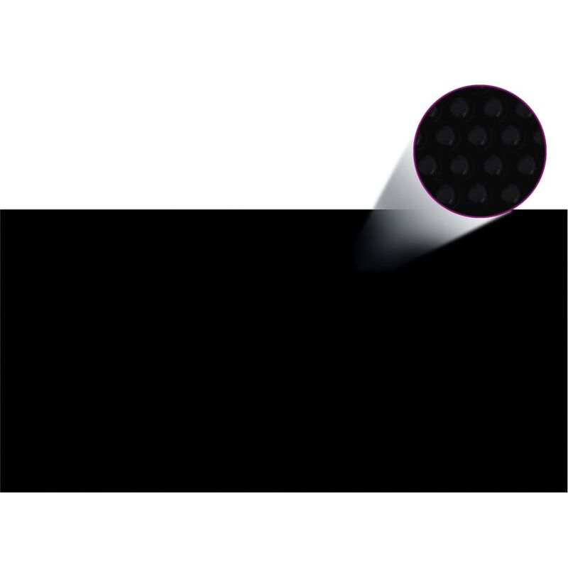 

Cubierta de piscina PE negro 549x274 cm