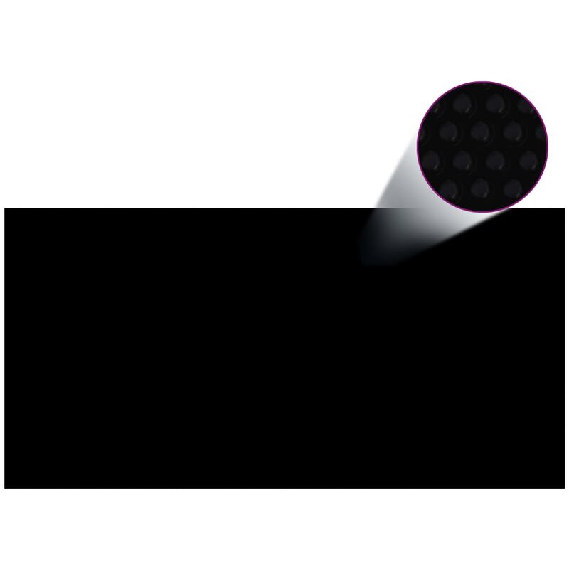 

Cubierta de piscina PE negro 975x488 cm - Negro