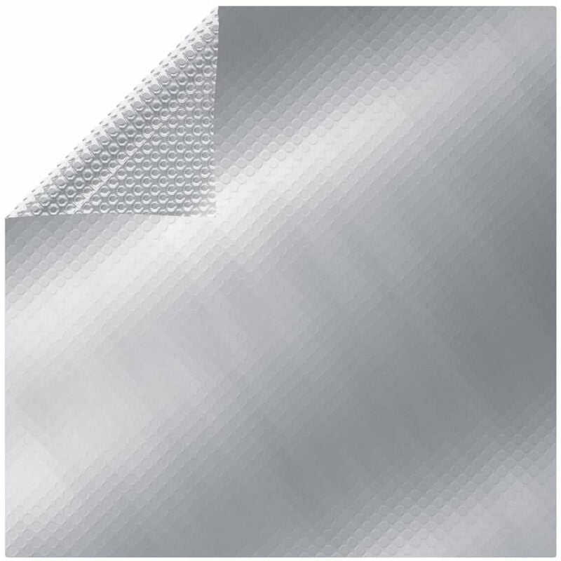 

Cubierta de piscina PE plateado 260x160 cm