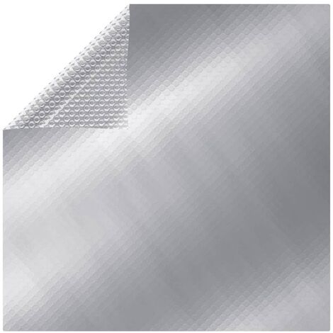 Cubierta de piscina PE plateado 450x220 cm vidaXL - Plateado