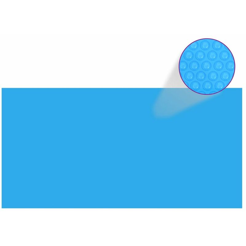 

Cubierta de piscina rectangular PE azul 1200x600 cm