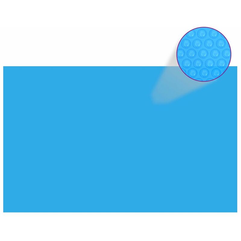 

Cubierta de piscina rectangular PE azul 800x500 cm