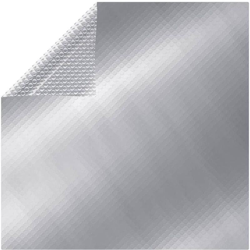 

Cubierta de piscina rectangular PE plateado 1000x600 cm - Plateado