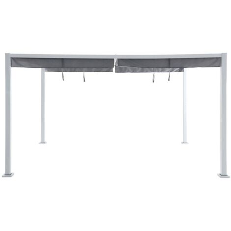 Cubierta de pizarra Zalya de 2,9x1,9 m para cenador Zalya de 4x3 m - Hespéride
