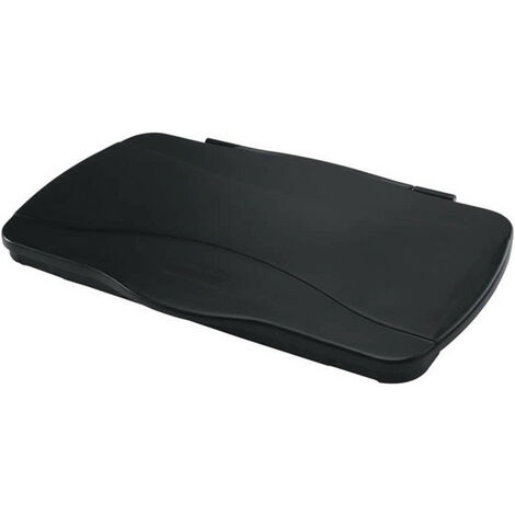 Cubierta de polietileno negro L343xp543 mm adecuado para clasificar la basura de la basura de 60/87 L Cubierta