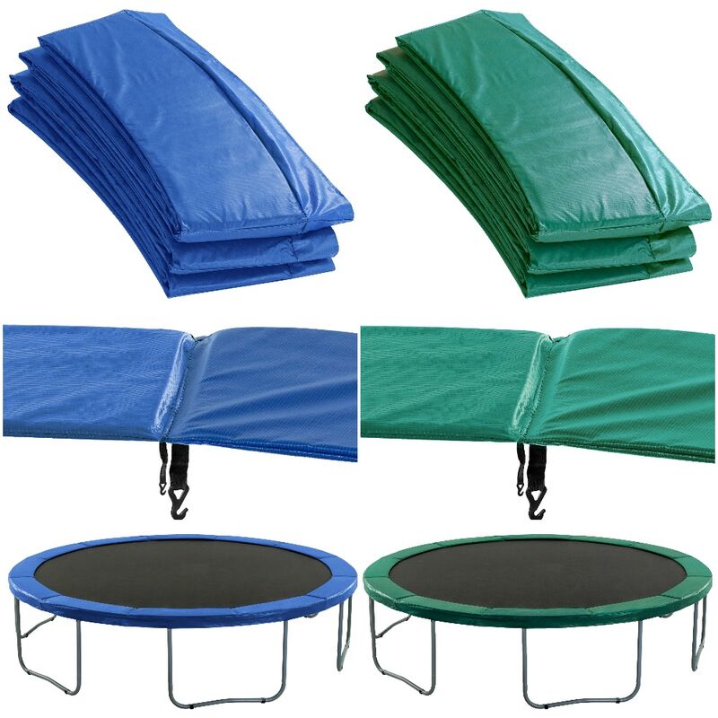 

Cubierta de Protección Borde | Cojín Cubre Resortes de Cama Elástica Trampolín Redondo de 488 cm | Azul