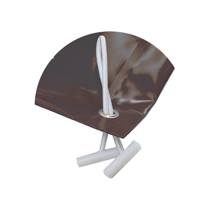 International Cover Pool - Cubierta De Proteccion Invierno Para Piscina De 3 X 4 M Más 15 Cm Para Anclaje Marrón