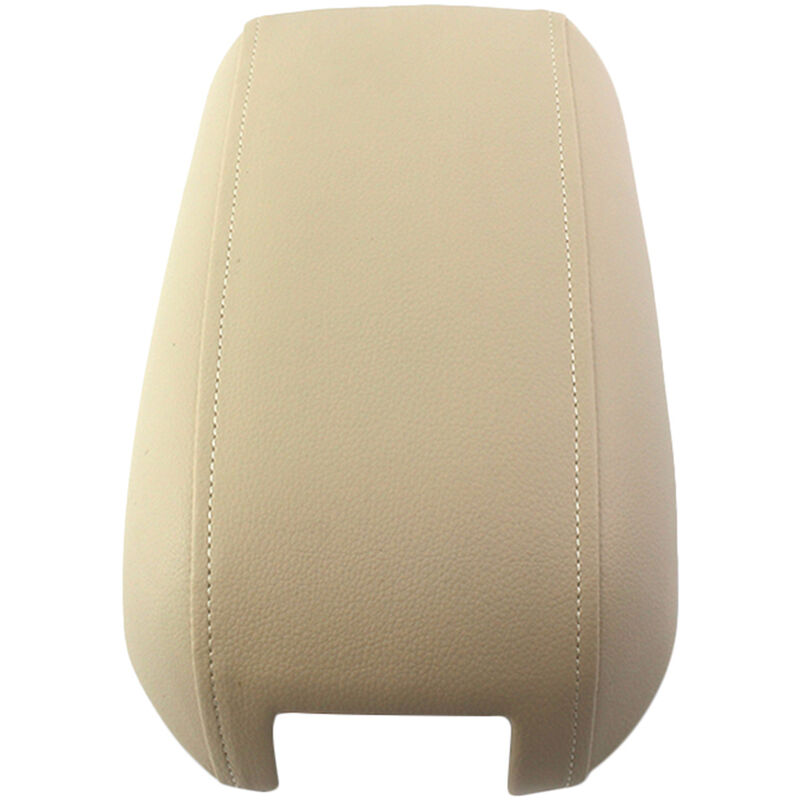 

Happyshop - Cubierta de reposabrazos para consola central de coche, tapa de repuesto de cuero beige para Volvo XC90 2003-2014