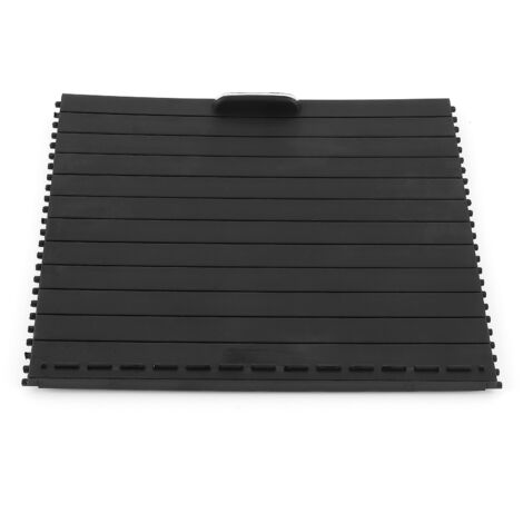 Cubierta enrollable para consola central Mercedes (ref. 1666805802) - ABS+PC negro - Compatible con ML/GL/GLS/GLE