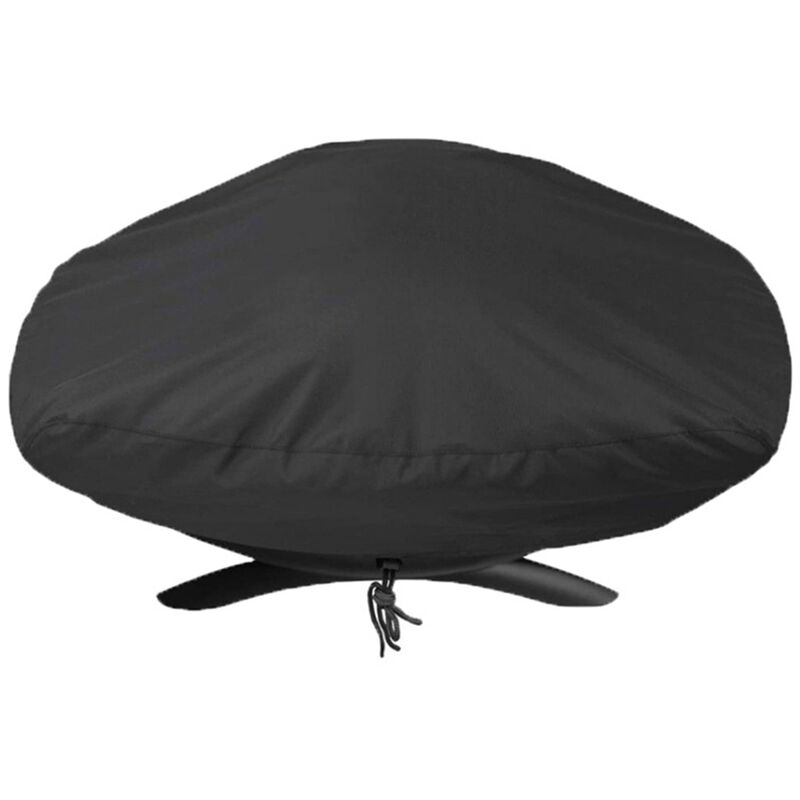 

Happyshopping - Cubierta impermeable para parrilla de barbacoa Cubierta portatil para estufa de camping Cubierta plegable redonda para parrilla de