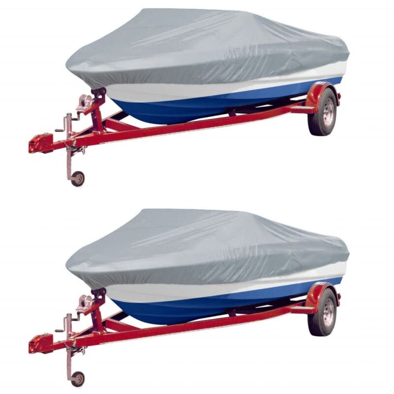 

Cubierta para barco 2 unidades gris 427-488x229 cm - Vidaxl