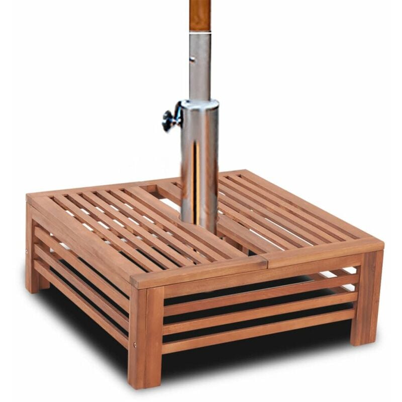 

Cubierta para base de sombrilla de madera