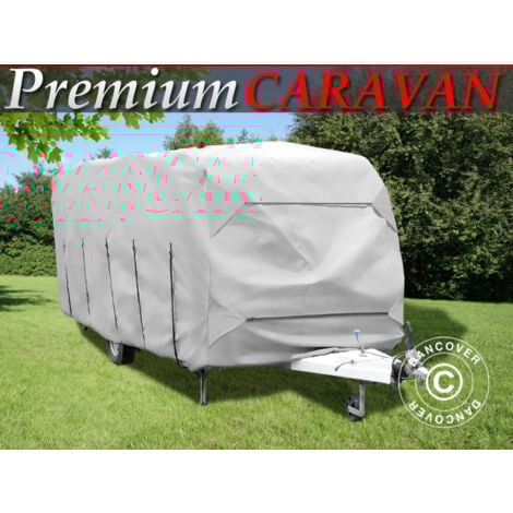 Cubierta para caravana, 5,8x2,5x2,25m, Gris