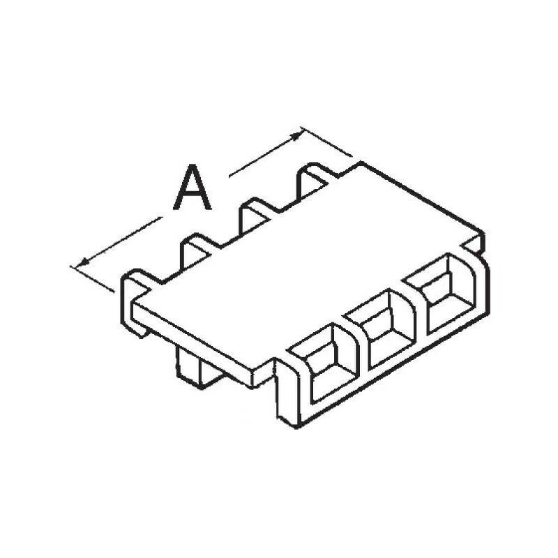 

Cubierta para Conector MTA 156 Hembra 8 Vìas