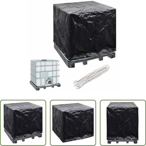 Cubierta para depósito IBC -  Cubierta depósito de agua IBC 8 ojales 116x100x120 cm