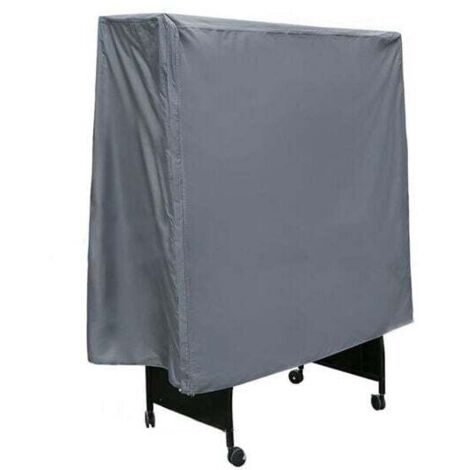 Cubierta para mesa de ping pong de exterior - Revestimiento de PVC / Costuras selladas / Ventilación - Lona impermeable para tenis de mesa, resistente a los rayos UV y a la intemperie - 185 x 165 x 70