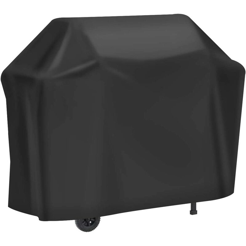 

Cubierta para parrilla, 210D Cubierta protectora de servicio pesado Oxford Gas BBQ Protection, Parabrisas / Anti-UV / Impermeable / Resistente a la