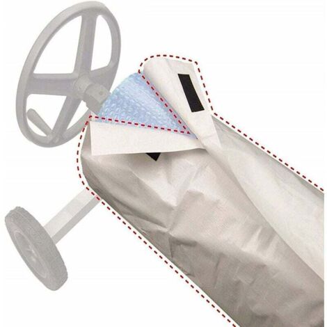 Cubierta para piscina, cubierta de tela impermeable para piscina, cubierta protectora para piscina interior y exterior, cubierta para cubierta solar, cubierta para piscina antiviento/lluvia/polvo/UV, 