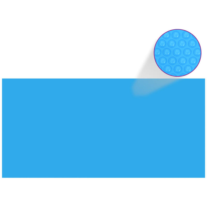 

Cubierta para piscina rectangular 450x220 cm PE azul