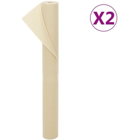 Cubierta para plantas 2 rollos 70 g/m² 10x1,6 m