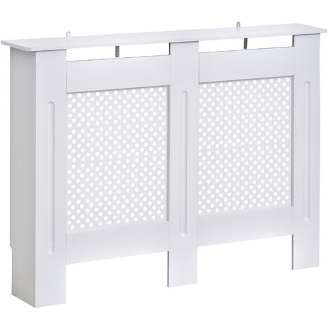 Cubierta para Radiador de Madera Elegante y Moderno 111.5x19x82 cm