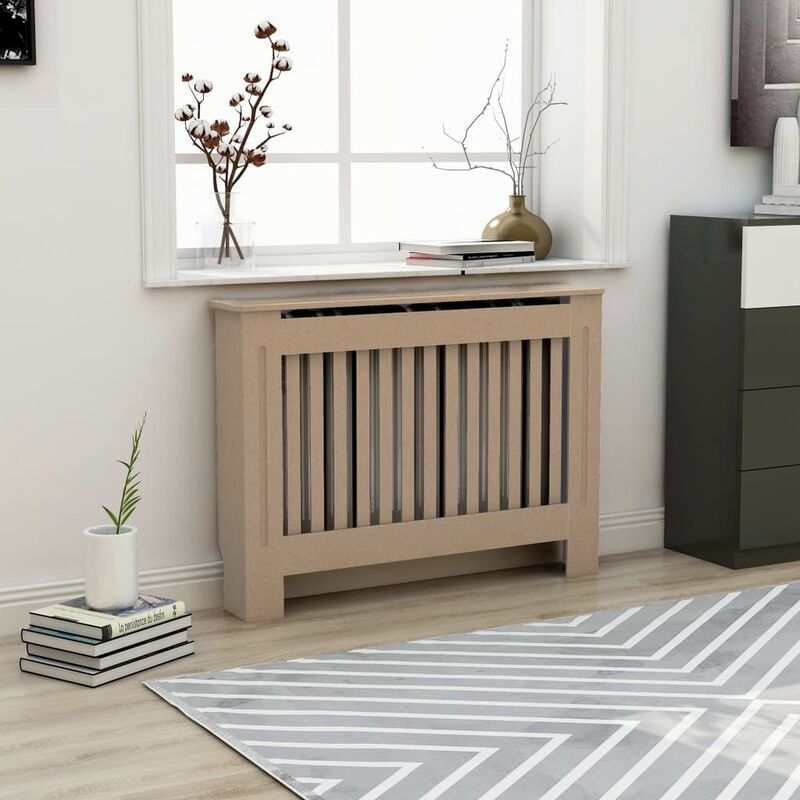 

Youthup - Cubierta para radiador MDF 112x19x81 cm - Marrón