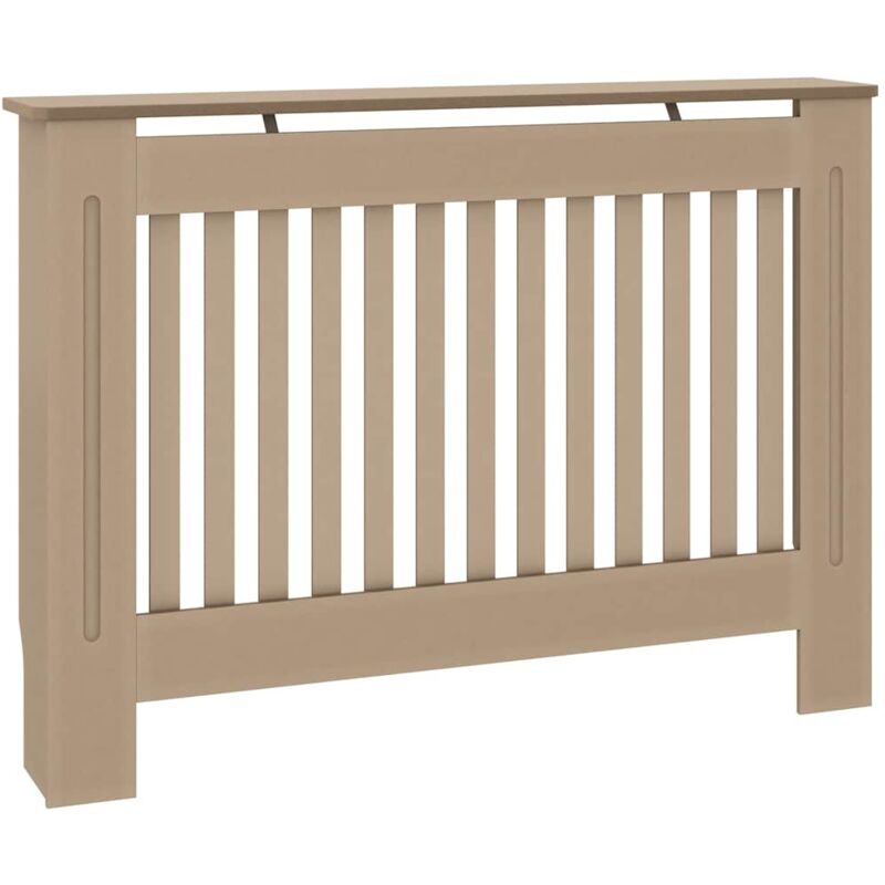 

vidaXL Cubierta para radiador MDF 112x19x81 cm - Marrón