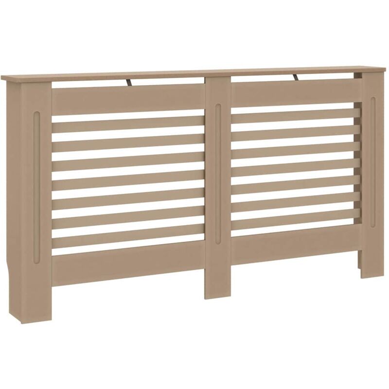 

vidaXL Cubierta para radiador MDF 152x19x81 cm - Marrón